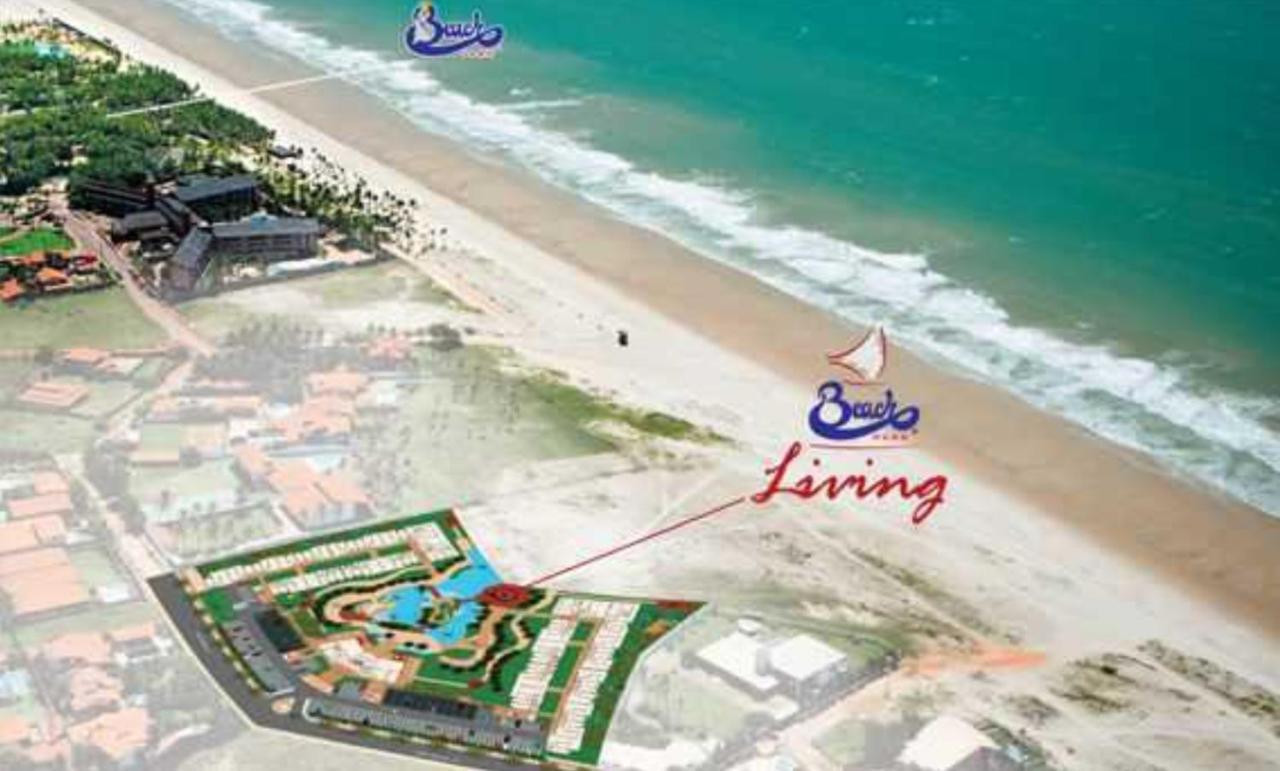 Beach Living - Porto Das Dunas - Ap Terreo 300M Beach Park Pe Na Areia Aquiraz Kültér fotó