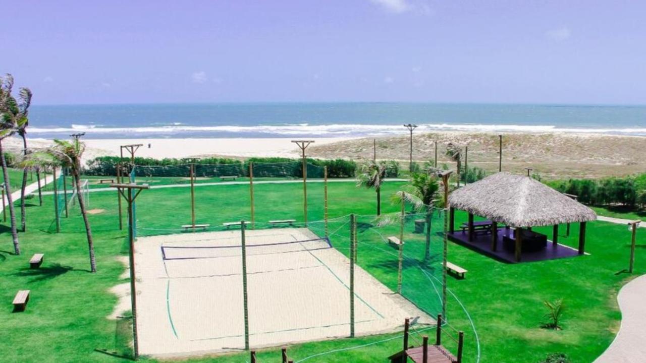 Beach Living - Porto Das Dunas - Ap Terreo 300M Beach Park Pe Na Areia Aquiraz Kültér fotó